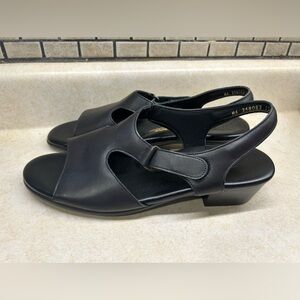 SAS 12s Suntimer Black Sandals Open Toe Tri Pad Comfort Shoes USA